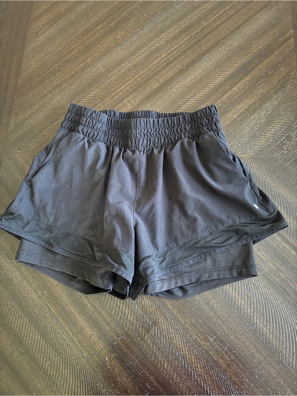 Layer 8 Black Women's Layered Athletic Shorts